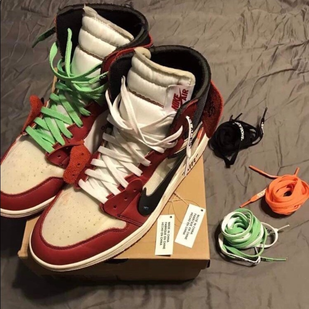 Offwhite Jordans 1s Retro Mens